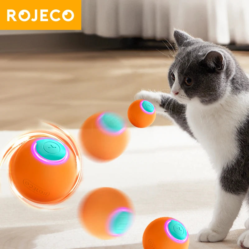  Wloom Cat Ball 2.0, Interactive Pet Toy, Smart Ball, Indoor  Cat Moving Toy Bouncing Rolling Ball with LED Light, Automatic Rolling Toy  Cat Ball, Cat Companion Toy, Kitten Toys Gifts (
