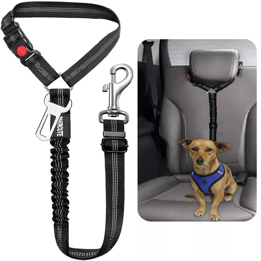 Two-in-one Dog Harness Adjustable Seat Belt