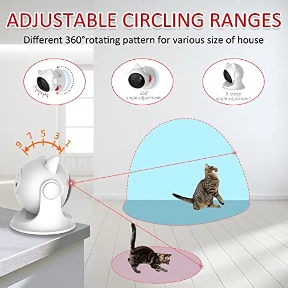 Motion Activated Cat/Dog Laser Toy